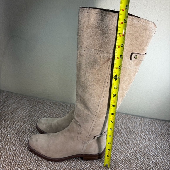 Sarto by Franco Sarto Coley Knee High Riding Boot Sz 7M Suede Leather Boho Party - Picture 10 of 11